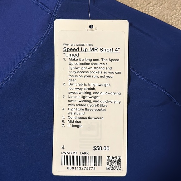 Lululemon speed shorts - Picture 7 of 8
